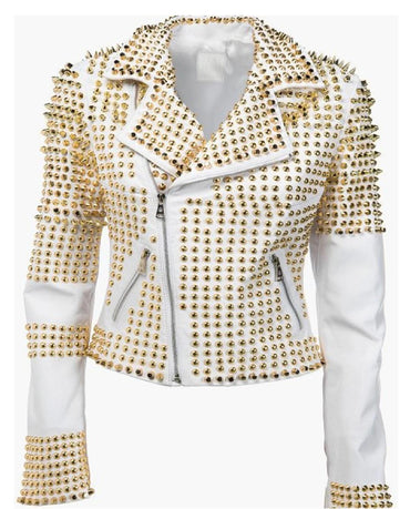 White Leather Jacket