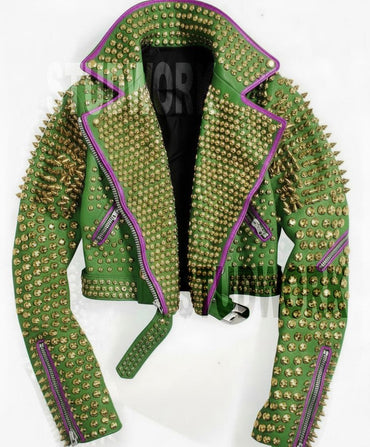 Green Leather Jacket
