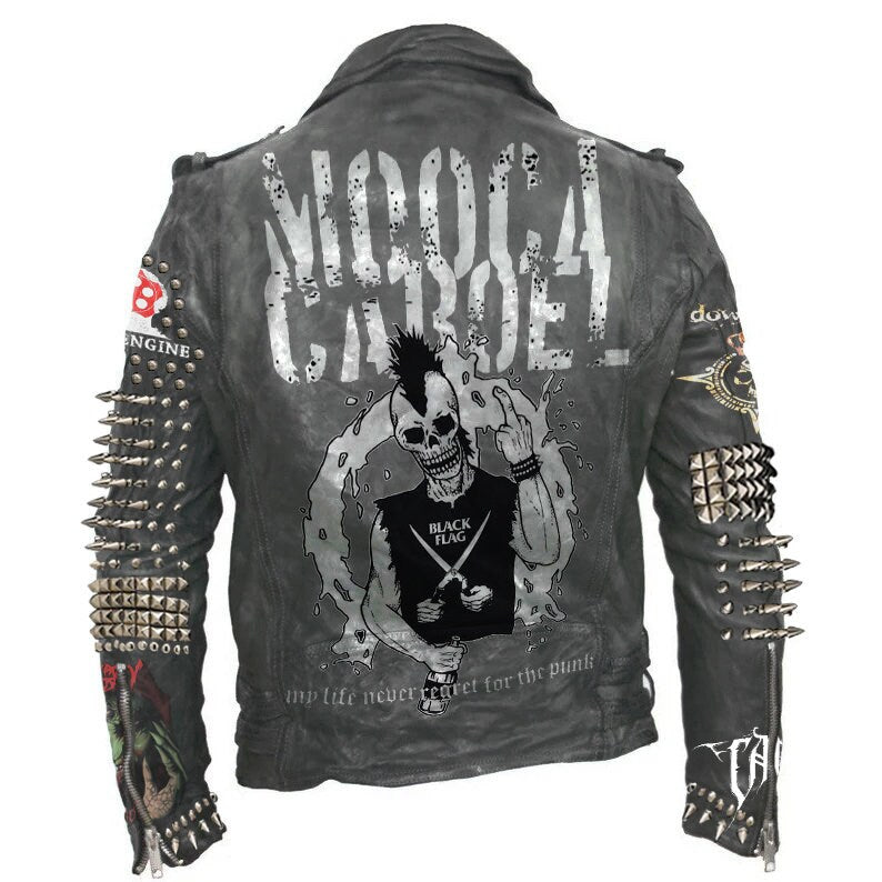 Punk Rock Leather Jacket