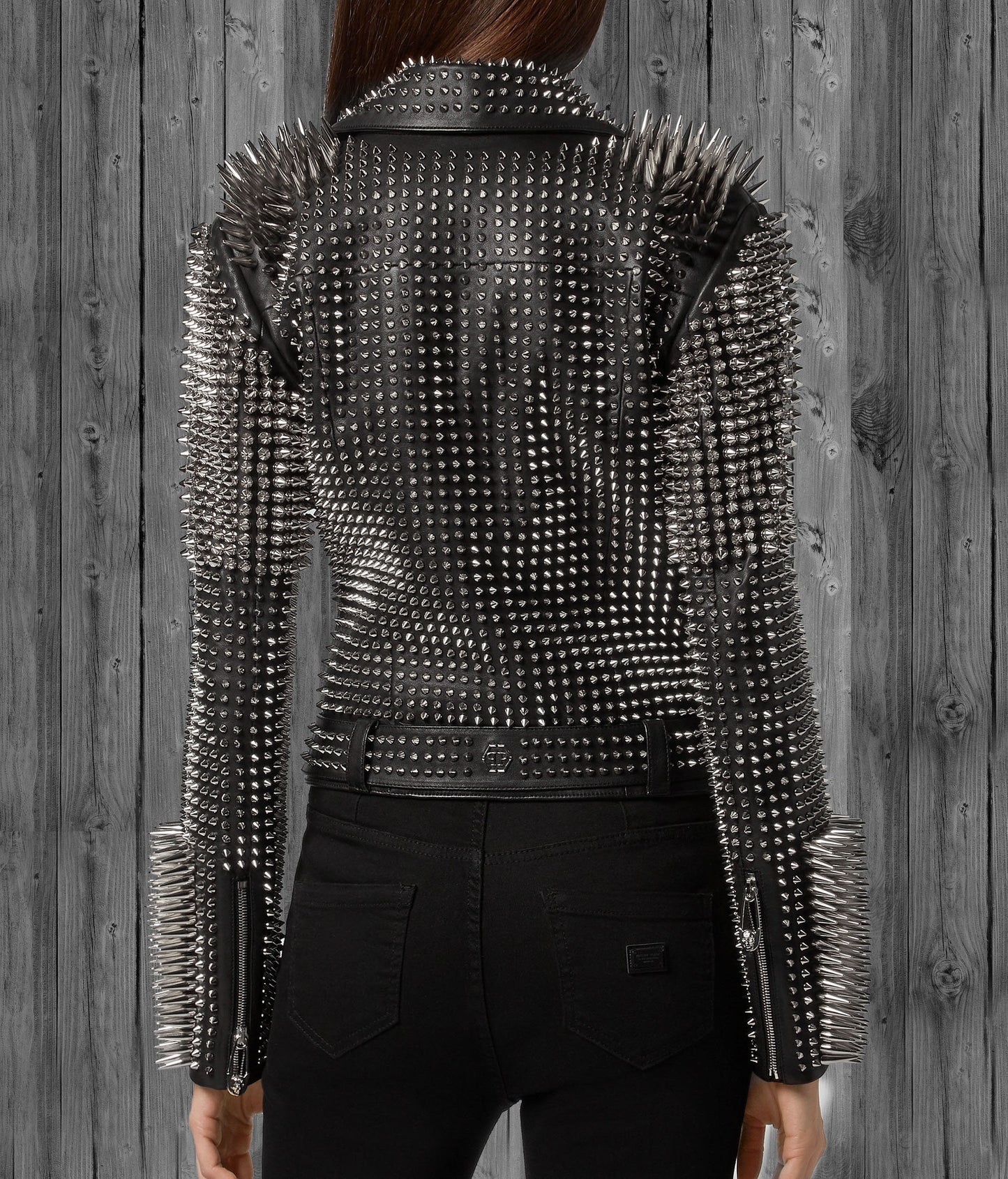 Gothic Spiked Leather Jacket