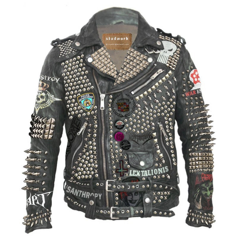 Punk Rock Leather Jacket