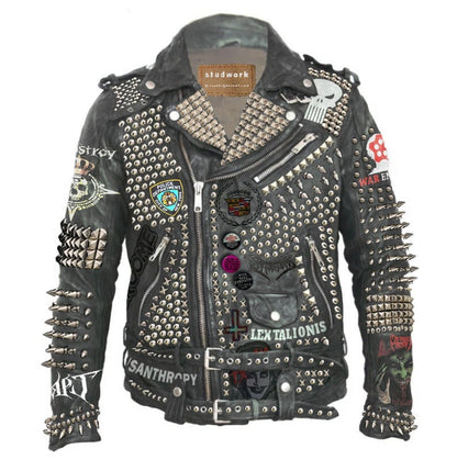 Punk Rock Leather Jacket