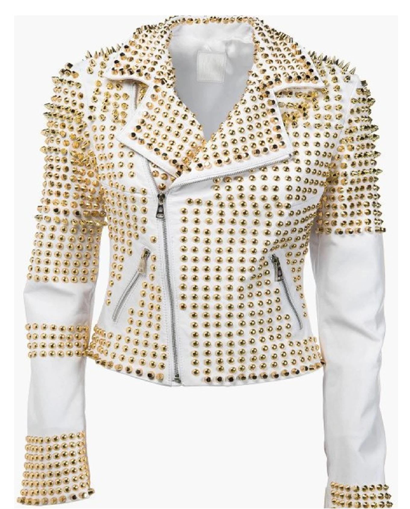 White Leather Jacket