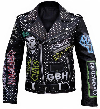 Iron Havoc Brando Studded Leather Jacket