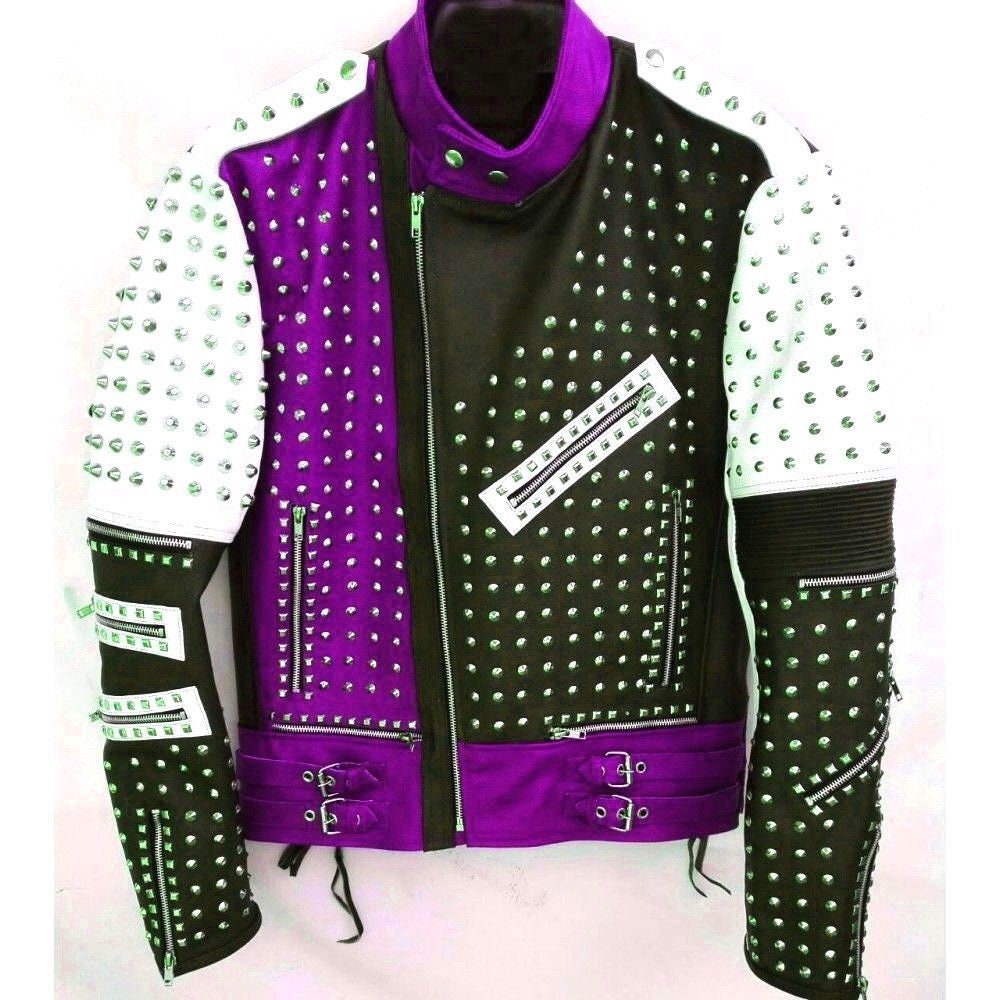 Multicolor Bikers Jacket