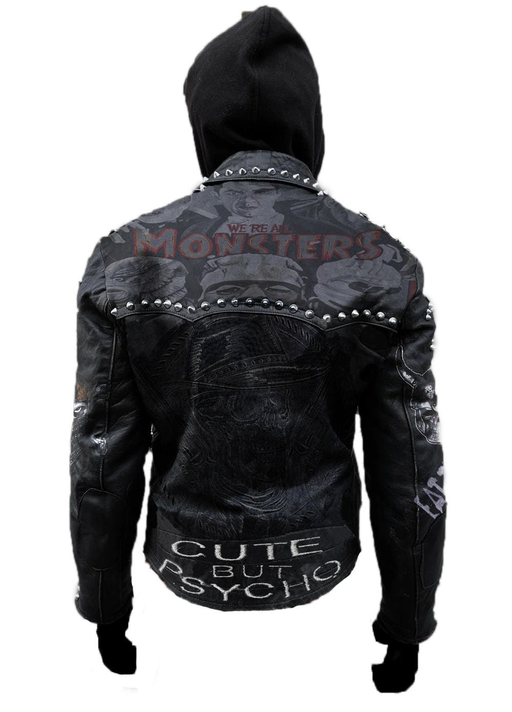 Spiked Pins Badges Jacket