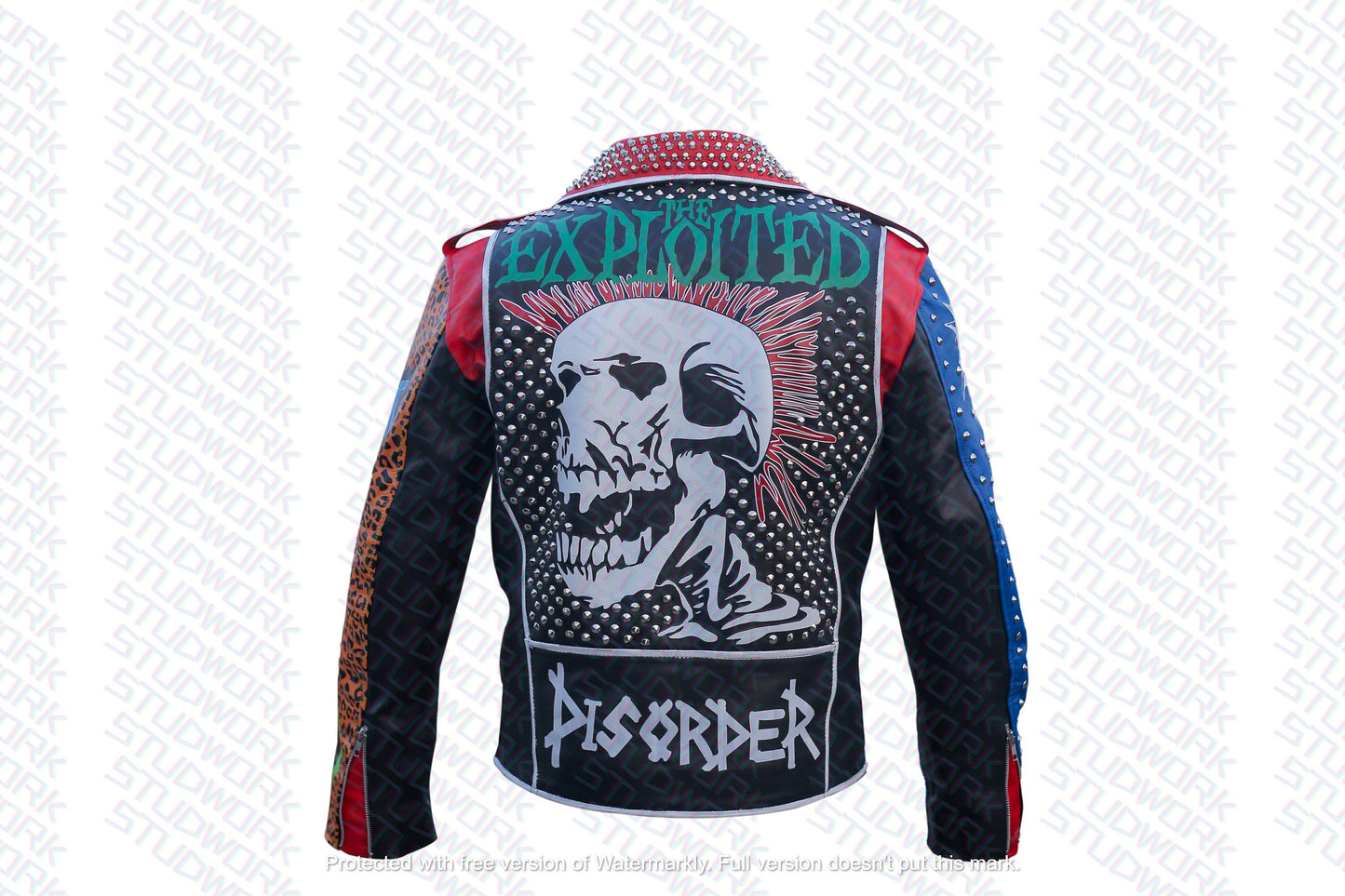Punk Rock Gothic Studded Leather Jacket