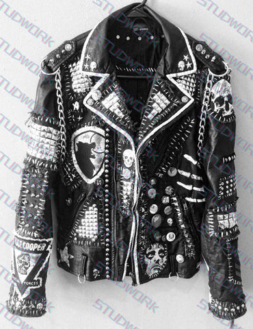 Men’s Gothic Punk Leather Jacket