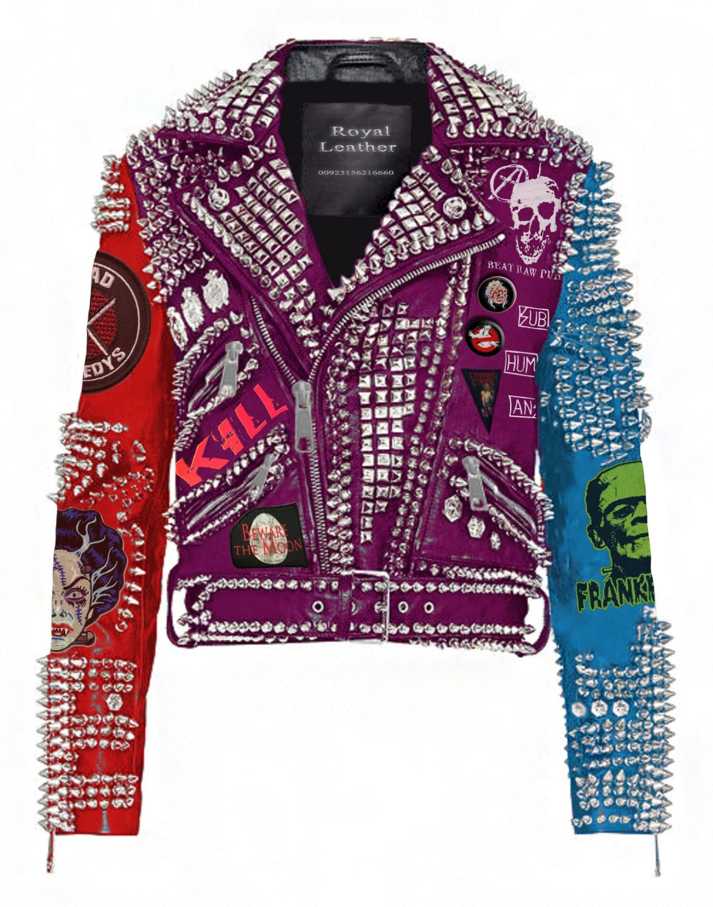 Bride of Frankenstein Gothic Patchwork Jacket
