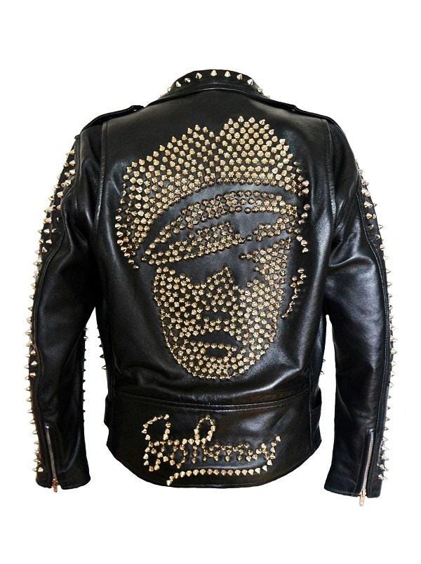Johnny Riot Spiked Leather Brando Jacket