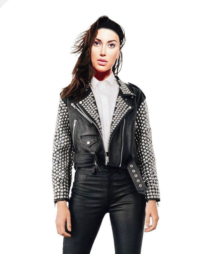 Leather Studded Jacket