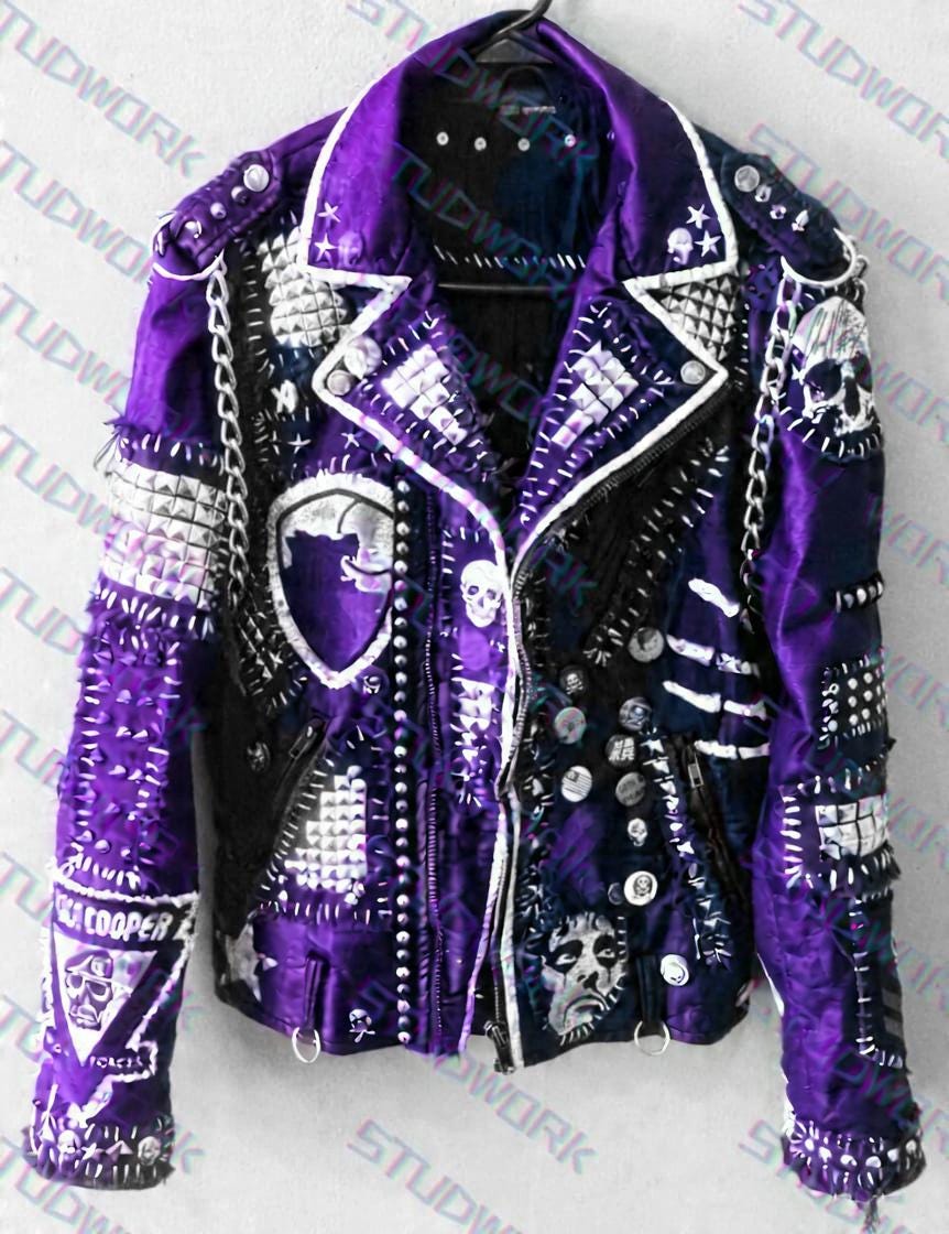 Deadbeat Symphony Studded Brando Leather Jacket