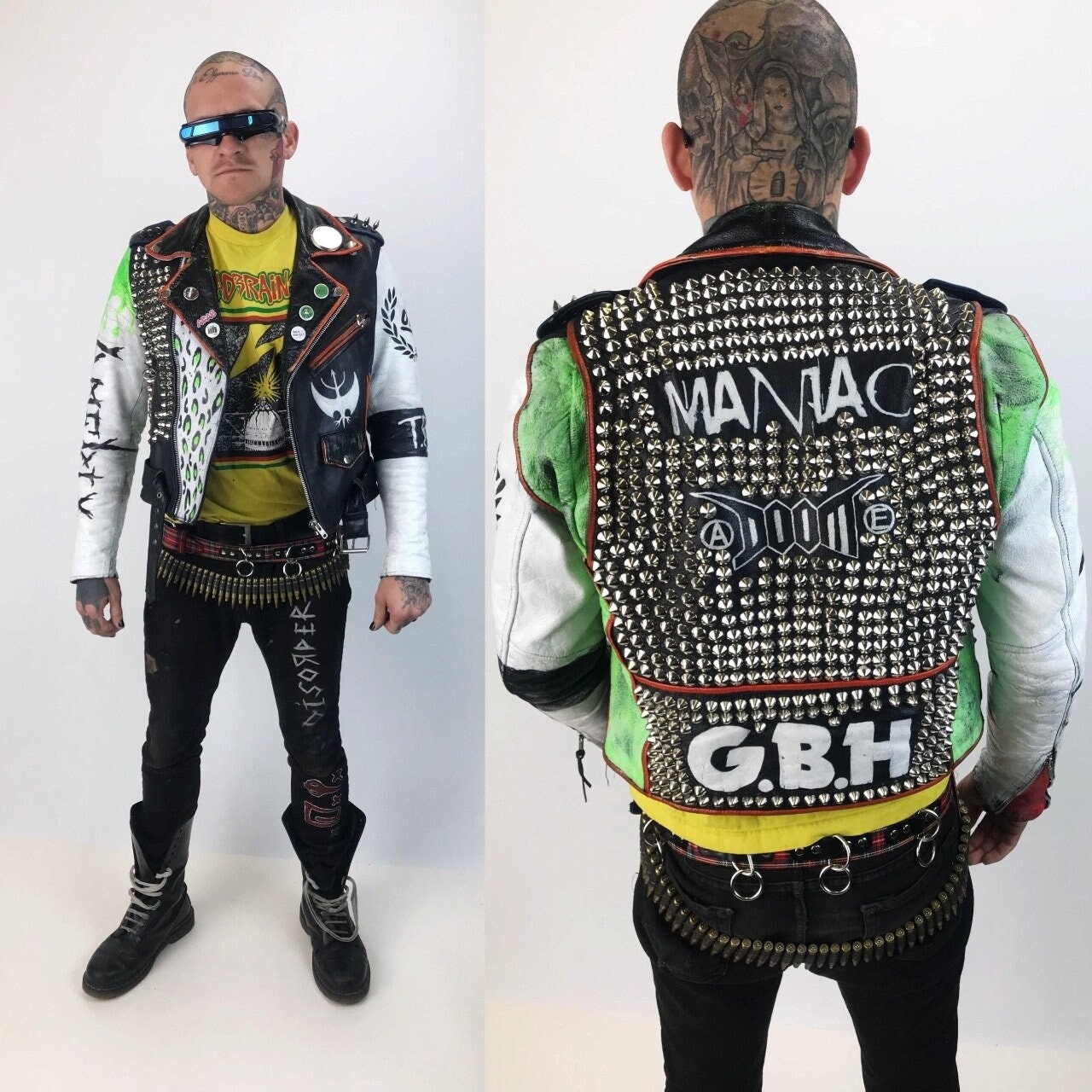 Heavy Metal Cone Studded Brando Jacket