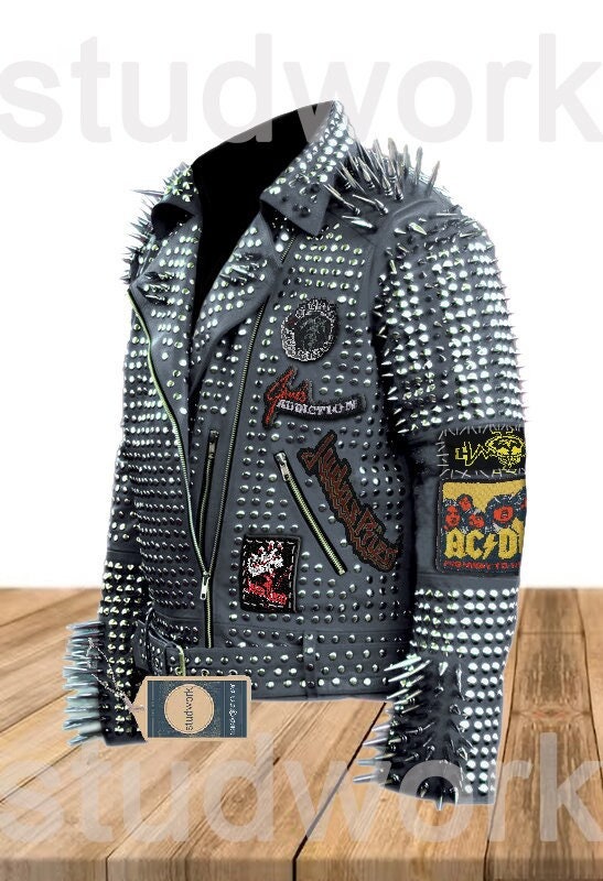 Gothic Spiked Leather Jacket