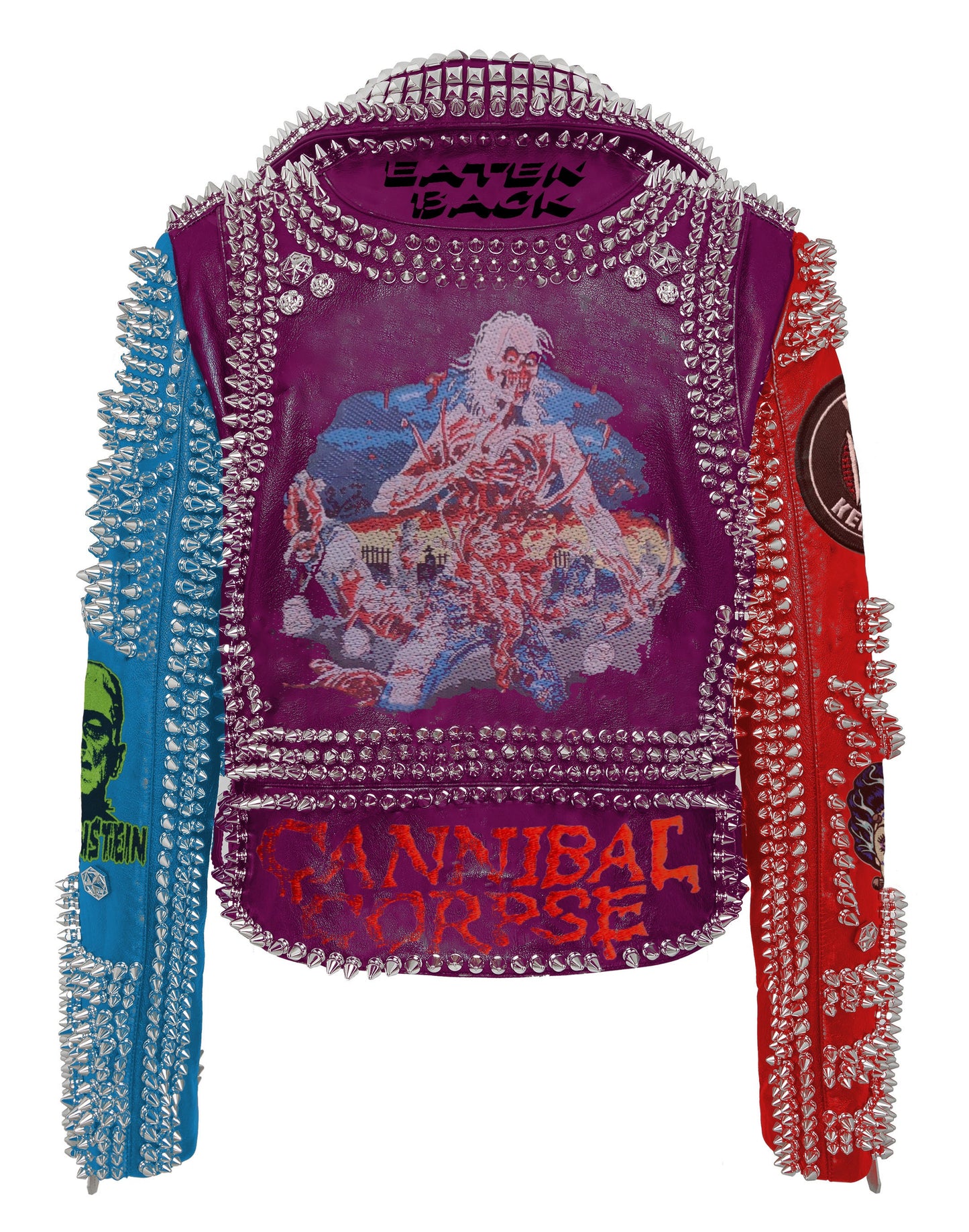 Bride of Frankenstein Gothic Patchwork Jacket