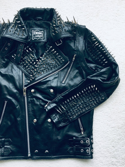 Nightfall Reclaimer Convertible Spiked Leather Vest