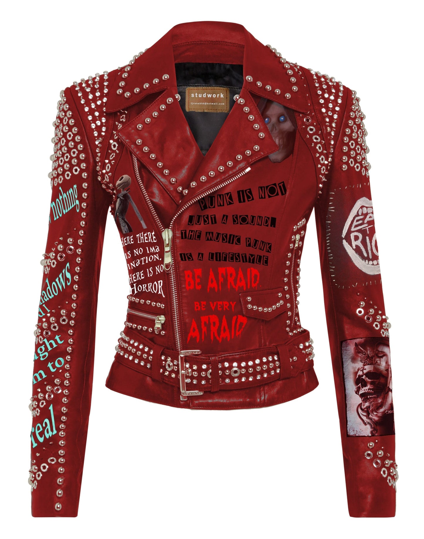 Punk Rock Biker Jacket