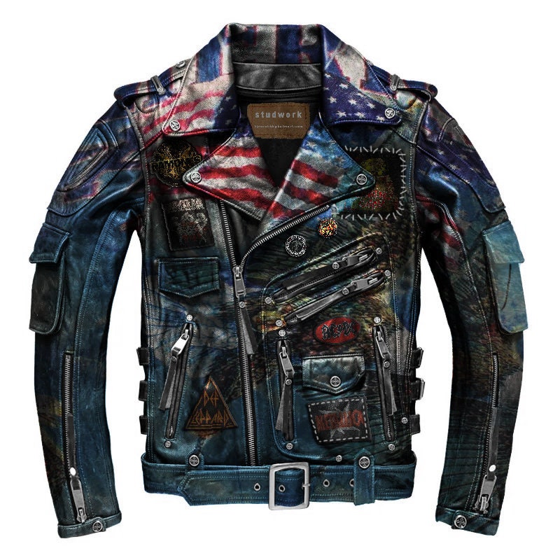 Ramones Patchwork Leather Jacket