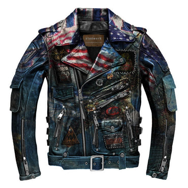 Ramones Patchwork Leather Jacket