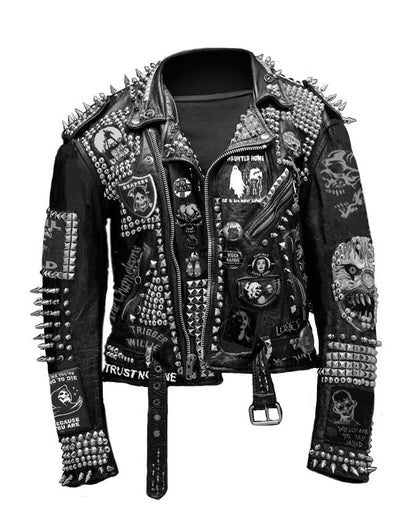 Customized Brando Studded Leather Jacket