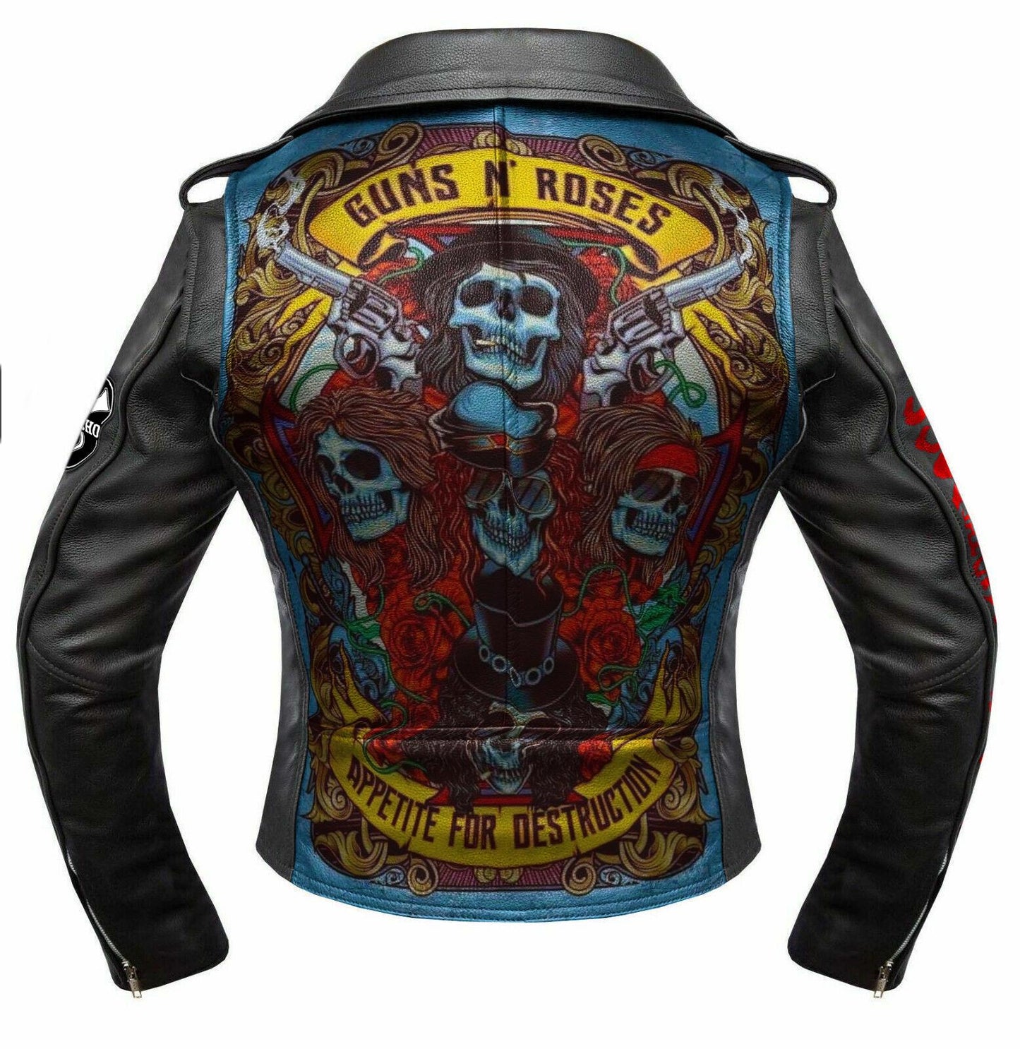 Gothic Punk Leather Jacket