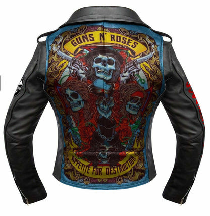 Gothic Punk Leather Jacket