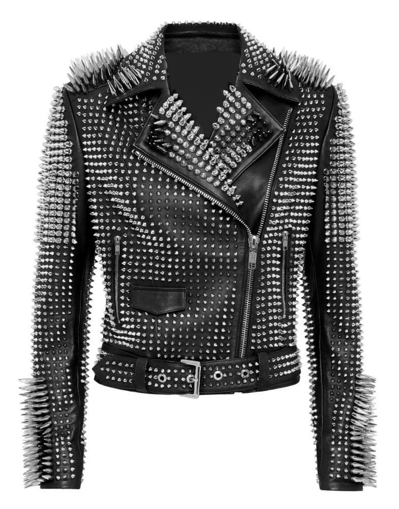 Gothic Spiked Leather Jacket