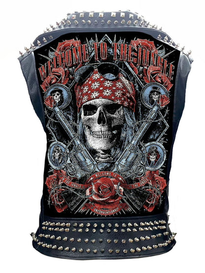 Studded Leather Vest