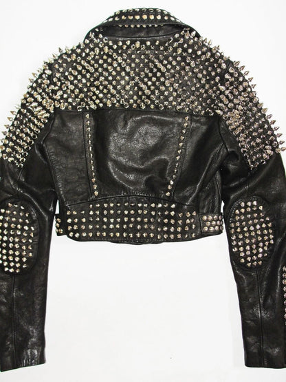 Women’s Punk Leather Jacket