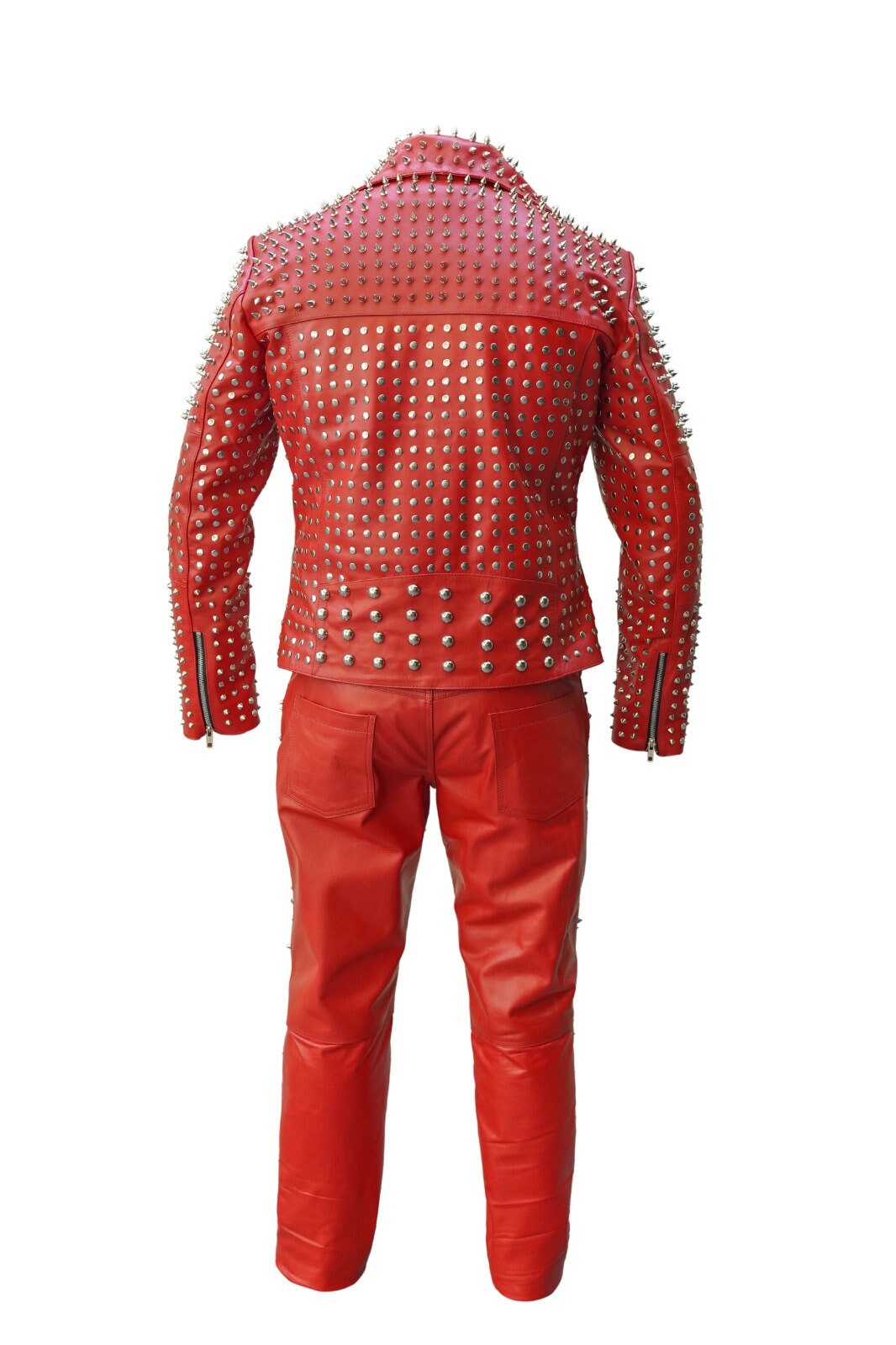Personalized Studwork Leather Suit