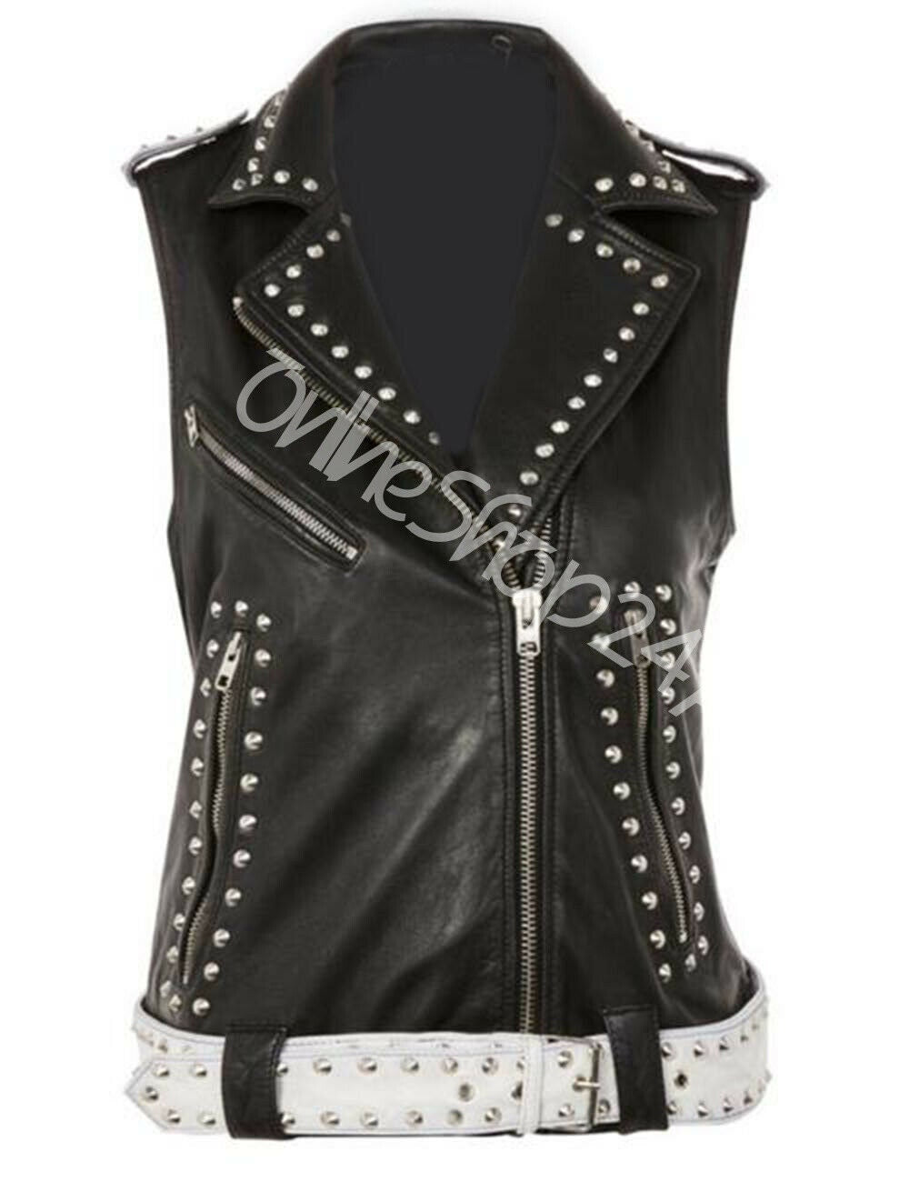 Studded Leather Brando Vest