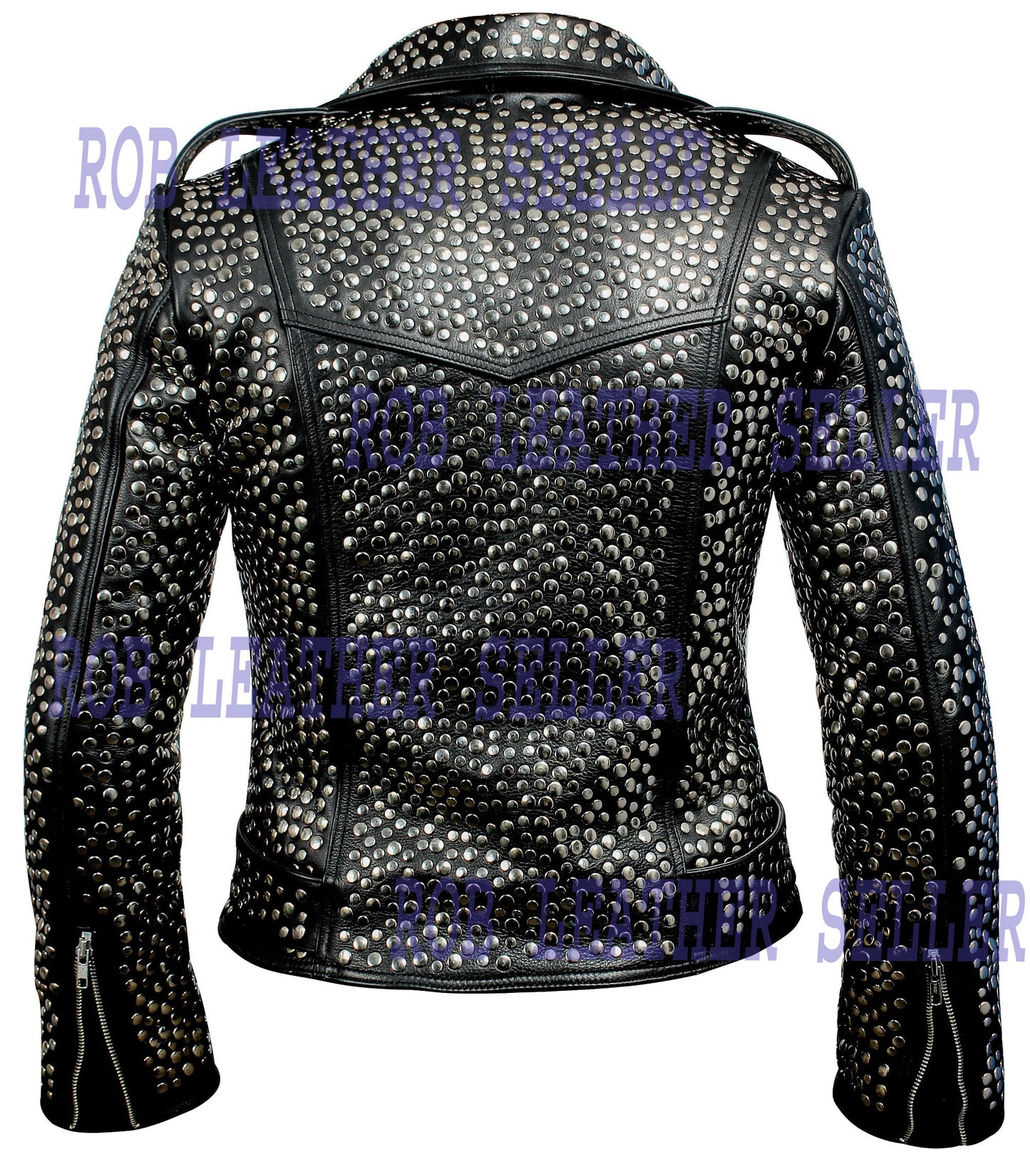 Moto Black Brando Belted Leather Jacket