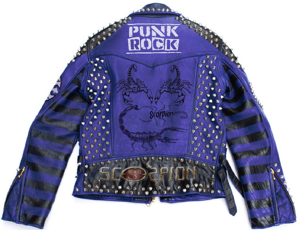 Steampunk Studded Patches Outfit Jacket