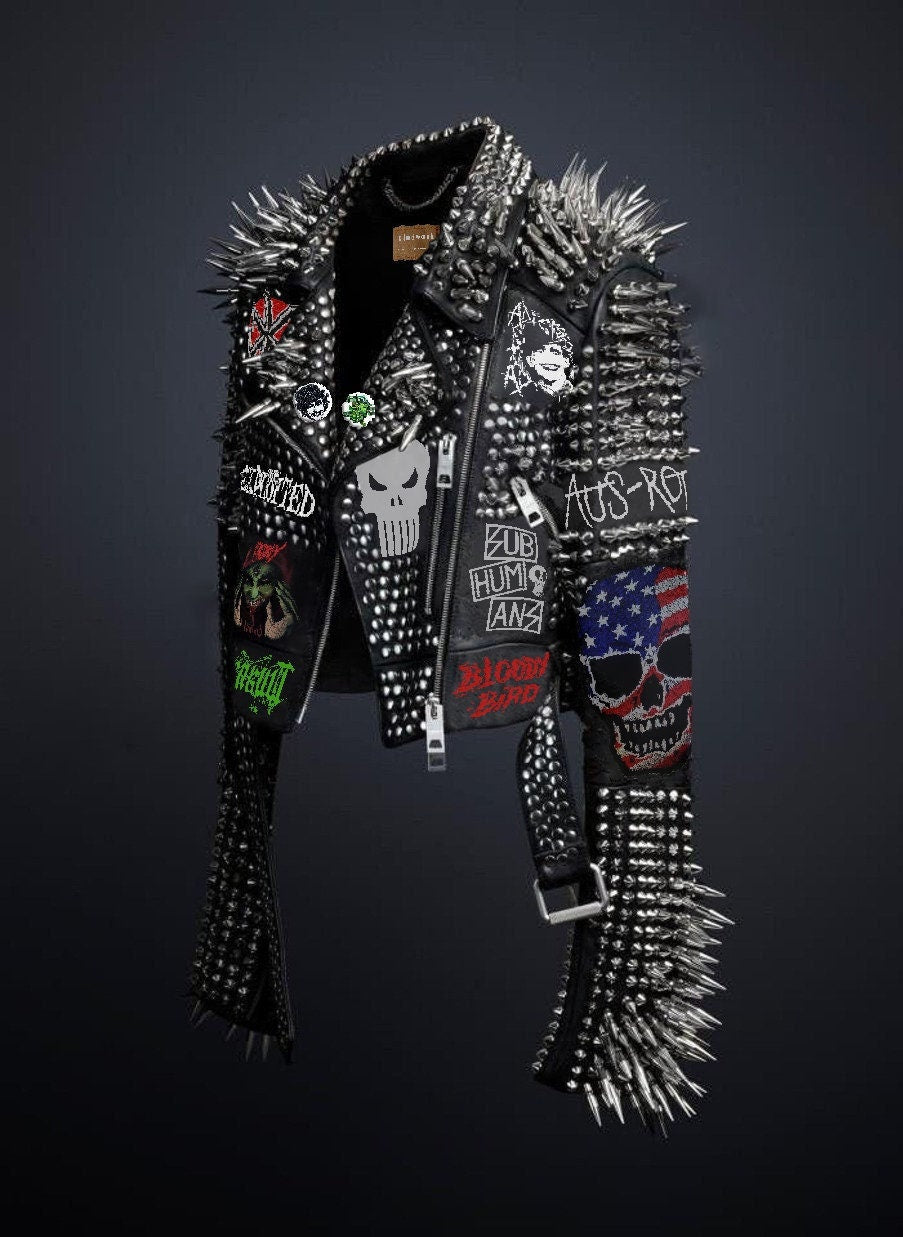 The Adicts Spiked Steampunk Brando Jacket