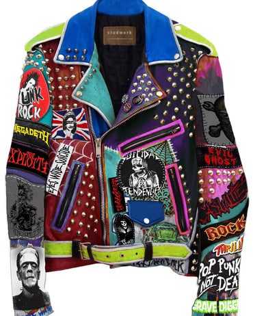 Gothic Outfit Patchwork Jacket