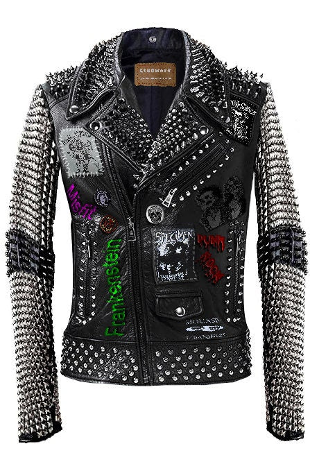 Heavy Metal  Leather Jacket
