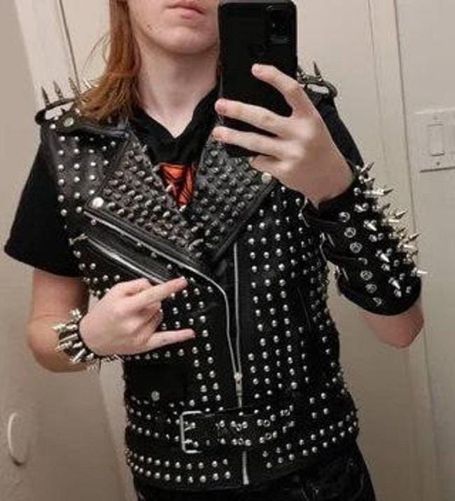 Spiked Studded Women Vest