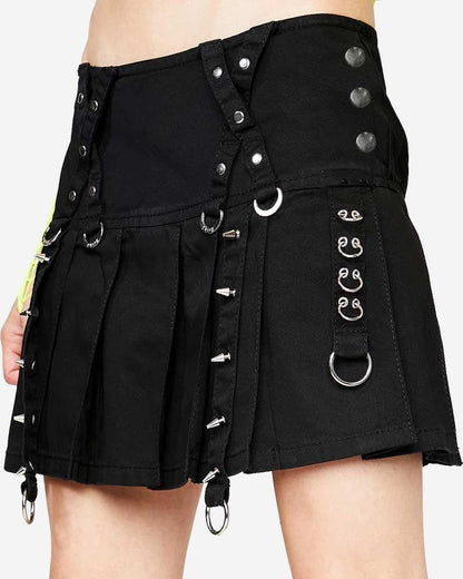 Women's Cowhide Suede Leather Skirt