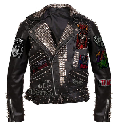 Spiked Leather Jacket