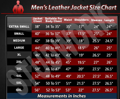 Scarlet Inferno Gold-Spiked Leather Jacket